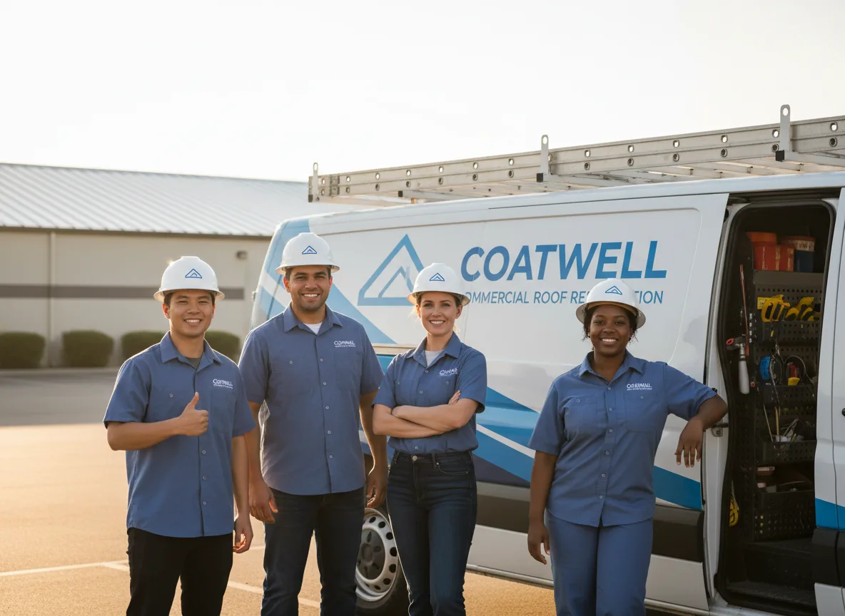Commercial roof coating company in Mitchell, OR